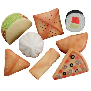 Yellow Door Sensory Play Stones Foods of The World - Set of 8 - 1 of 4