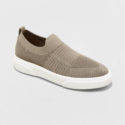 target black slip ons