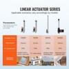 VEVOR 12V Linear Actuator - 6 Inch Stroke, High Load Capacity 330lbs with Mounting Bracket and IP54 Protection,Silver - 3 of 4
