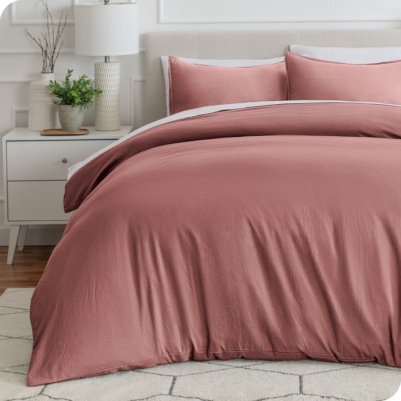 Washed Duvet Cover & Sham Set  – Extra Soft, Easy Care by Bare Home, 1 of 14