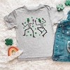 The Juniper Shop Shamrocks And Dancing Skeletons Toddler Short Sleeve Tee - 2 of 2
