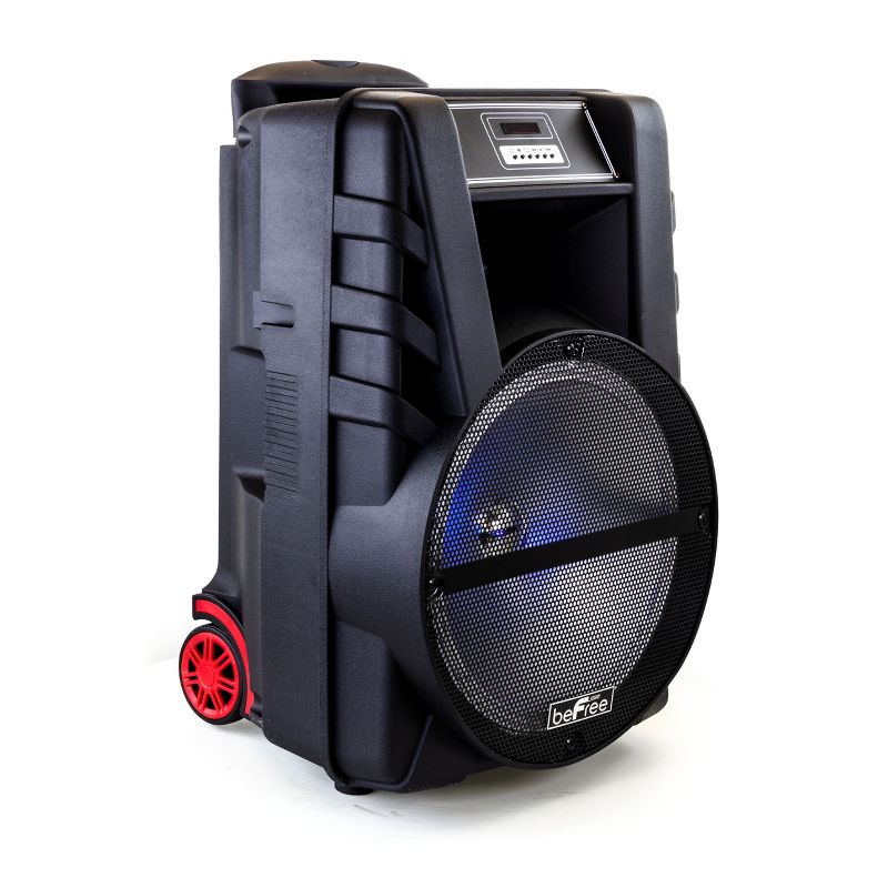 beFree Sound 12 Inch Bluetooth Rechargeable Portable PA Party Speaker, 2 of 10