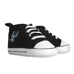 BabyFanatic Pre-Walkers High-Top Unisex Baby Shoes -  NBA San Antonio Spurs - 1 of 4