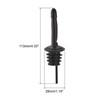 Unique Bargains Stainless Steel Leakproof Odorless Liquor Pourers with Rubber Dust Cap 6 Pcs - 2 of 4