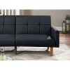 CAVINAS Modern Adjustable Sofa Bed Convertible Folding Couch with Wooden Leg for Apartment, Living Rooms - 2 of 4