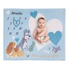 NoJo Disney Lady & the Tramp Blue, White, and Gold Love At First Sight Super Soft Photo Op Milestone Baby Blanket - 2 of 4