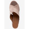 ellos Women's (Wide Widths Available) Suede Block Heel Sandal - image 4 of 4