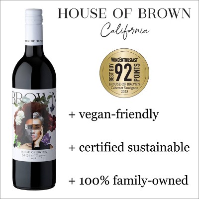 House of Brown Cabernet Sauvignon Red Wine - 750ml Bottle