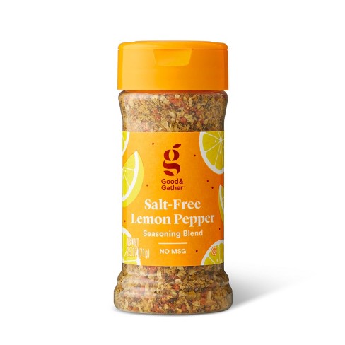 Salt Free Lemon Pepper Seasoning Blend - 2.5oz - Good & Gather™ : Target