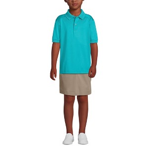 Lands' End School Uniform  Kids Short Sleeve Rapid Dry Polo Shirt - 1 of 4