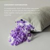 Purple Freeform Pillow with Customizable Support, GelFlex® Grid & MicroFlex™ Moon Foam - 4 of 4
