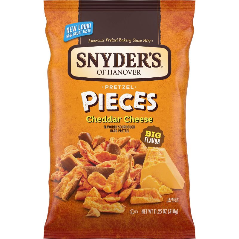 Snyder&#39;s of Hanover Pretzel Pieces Cheddar Cheese - 11.25oz, 1 of 7