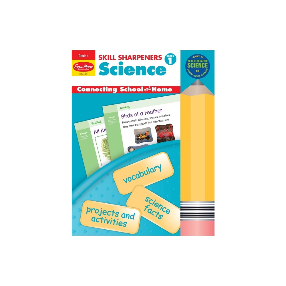 Skill Sharpeners: Science, Grade 1 Workbook - by Evan-Moor Educational Publishers (Paperback)