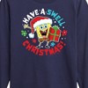 Boys' - SpongeBob SquarePants - Have A Swell Christmas Long Sleeve Graphic T-Shirt - 2 of 4