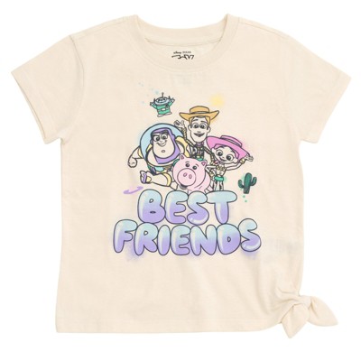 Disney Toy Story Big Girls 2 Pack T-Shirts Beige / Pale Aqua 10-12 — фото 3