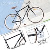 Hybrid Sports Road Bike For Men And Women, Single Speed Retro Style 700C Road Bike, Steel Frame, Double Caliper Brakes, City Commuter Bicycle - 2 of 4