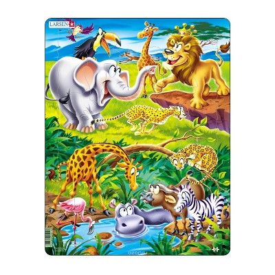Springbok Larsen Safari Children's Jigsaw Puzzle 18pc