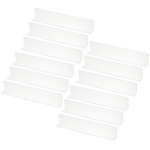 Unique Bargains Acrylic Smooth L-Shaped Bedroom Kitchen Office Shelf Divider - 1 of 4