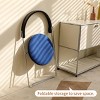 INFURNIC Dining Chairs Folding Dining Chair with Cantilever Design Upholstered Kitchen Chairs, Blue, 20.1"*20.1"*29.1" - 3 of 4
