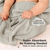 KeaBabies 2pk Snuggle Baby Towels with Hood for Newborn Girls, Boys, Toddlers, Soft & Absorbent Hooded Baby Bath Towels - 4 of 4