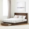 Full/Queen Tao Headboard with Shelf Natural Walnut - South Shore - image 4 of 4