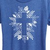 Women's - Instant Message - Foliage Cross Short Sleeve Graphic T-Shirt - 2 of 4