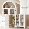 Arched Double Door Bookshelf - 4 of 4