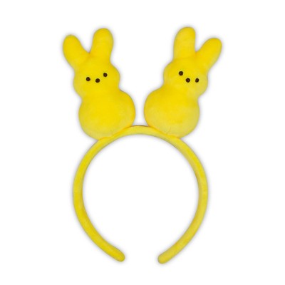 yellow peep bunny plush