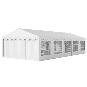 16.5' x 33' Large Party Tent, Heavy Duty Outdoor Canopy Tent with Removable Sidewalls, 10 Windows - 1 of 4