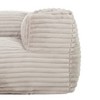 Living Room 71 In Memory Polyester Bean Bag Sofa, Soft Polyester Lounger Chair Bean Bag with Armrest, Beige - 4 of 4