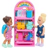 Barbie I Love School Classroom Playset with 1 Fashion Doll 2 Small Dolls + 20  Accessories - 3 of 4
