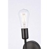 Elegant Lighting Keely 1 light black wall sconce - 4 of 4