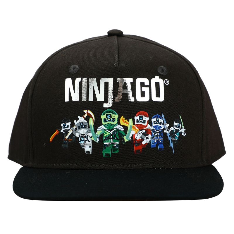 Lego Ninjago Charging Ninjas Youth Black Snapback Cap, 2 of 5
