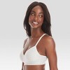 DIRTY FROM HANDLING NWT Hane's Smooth Comfort Wire Free White Bra G199  Small