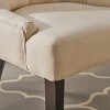 GDFStudio Maggie Contemporary Tufted Armless Dining Chairs (Set of 2) - 3 of 4