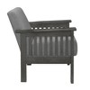 Textured Fabric Upholstered Classic Accent Chair with Cushion Back, Attached Back and Seat Cushions, Foam Padding, Solid Wood Frame - 4 of 4