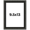 PosterPalooza | Photo Size Antique Black Picture Frame - UV Acrylic, Foam Board Backing, Hanging Hardware - 2 of 4