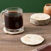 Juvale 6-Pack Round Wood Coasters for Drinks, Bar, Kitchen Home, Living  Room, Tabletop Protection, Wood Pieces with Rope for Crafts, 4 In