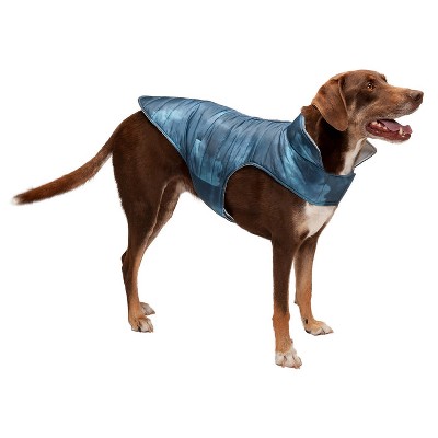 FurHaven Water Repellent Reversible Reflective Puffer Dog Coat