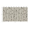 RoomMates Ivory Coast Mural Peel and Stick Wallpaper Taupe: Removable Wallcovering, Self-Adhesive, Vinyl, 28 Sq Ft Coverage - image 2 of 4