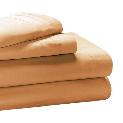 Luxury Cotton 650 Thread Count Solid Deep Pocket Sheet Set by Blue Nile Mills