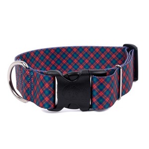 Country Brook Petz HossFit Jr Wide Deluxe Dog Collar - Plaid and Argyle Collection - 1 of 4