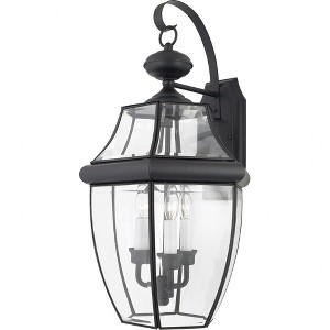 Quoizel Lighting Newbury 3 - Light Sconce in  Mystic Black - 1 of 2