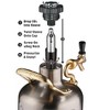 GrowlerWerks uKeg 128oz Pressurized Growler Mini Keg with Sightglass and Tap | Portable Insulated Stainless Steel For Carbonated Beverages - 4 of 4