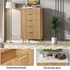 Zstar 5 Drawer Dresser with Wide Drawers, for Living Room, Closet, Hallway,Entryway - 4 of 4