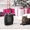 Kismile Electric Space Heater, Portable Heaters for Indoor Use, Engineered for Small Rooms or Offices, Dual Heating modes 750W/1500W - 3 of 4