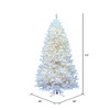 Vickerman Sparkle White Spruce Artificial Christmas Tree PreLit - 3 of 4