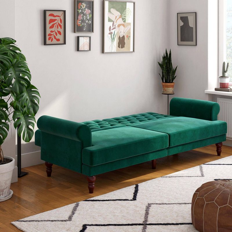 Upholstered Cassidy Futon Convertible Sofa Bed - Novogratz, 4 of 17