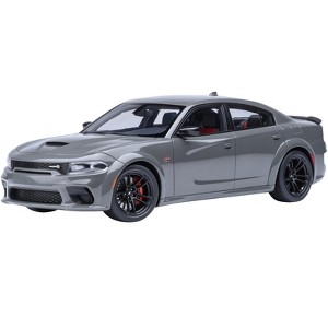 Dodge Charger 1/18モデルカー Dodge Charger Scat Pack Widebody Destroyer Gray 1/18 Car Model by