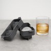 Viski Whiskey Cube Tray With Lid  2-inch Ice Trays & Molds, Grey : Target